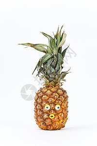 愚人节创意水果菠萝背景图片