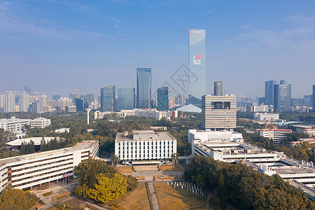 深圳大学校园教学楼背景图片