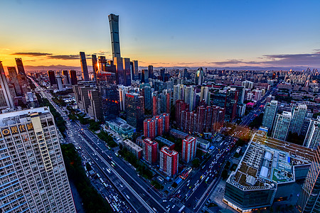 现代城市建筑北京朝阳区CBD城市发展的建筑背景