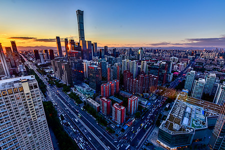 北京朝阳区CBD城市发展的建筑城市建筑高清图片素材