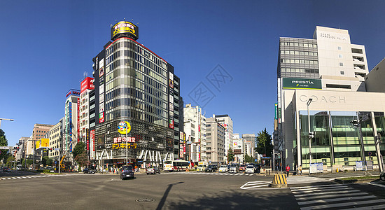 名古屋著名商业街街景背景图片