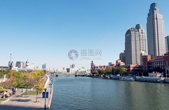 天津海河建筑城市图片