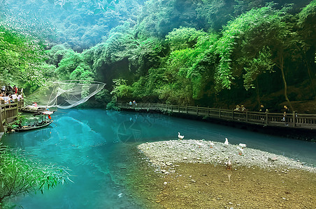 湖北省宜昌湘黔鄂山水风情三峡人家图片素材