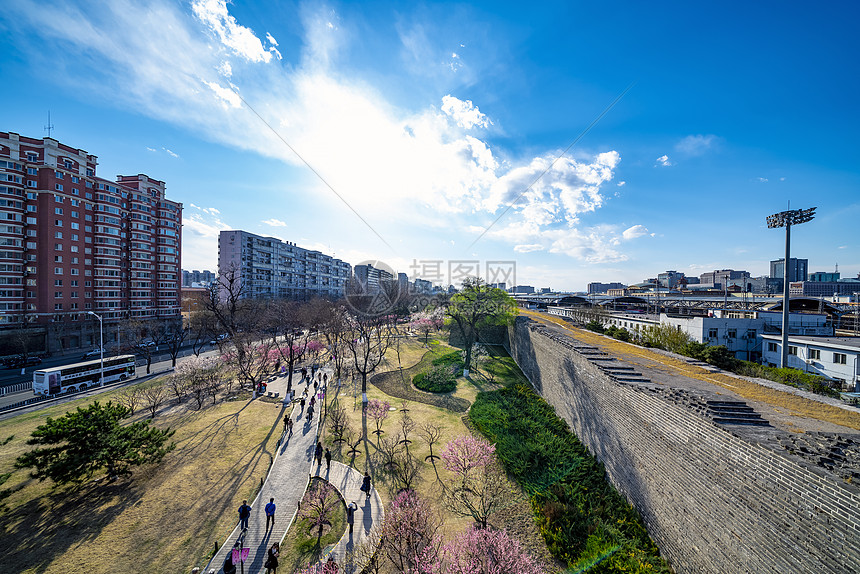 北京明城墙遗址图片