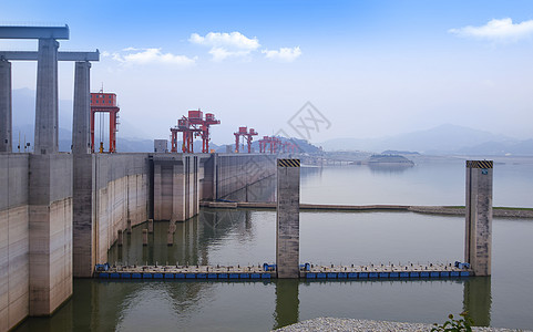  湖北省宜昌三峡观坝风景区背景图片