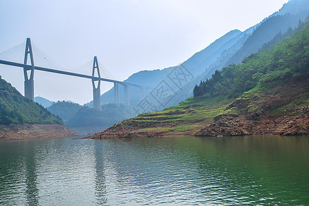 重庆市奉节县的白帝城三峡风景图片