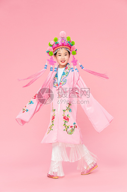 中国风潮流儿童戏剧戏服图片