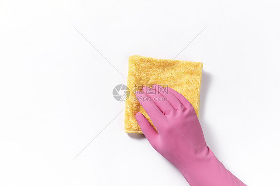 清洁手套擦拭图片