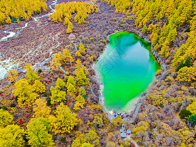 人间仙境四川稻城亚丁自然风光背景