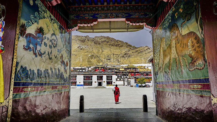 日喀则扎什伦布寺图片