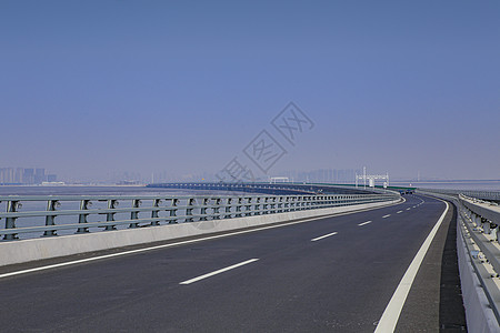 青岛胶州湾大桥青岛跨海大桥背景