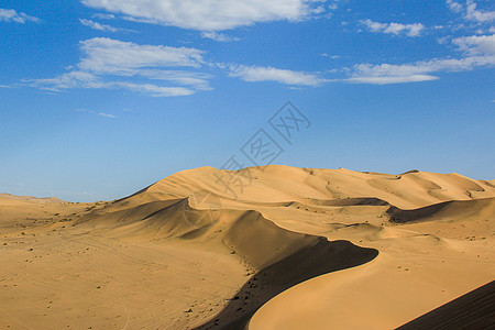 敦煌沙漠航拍图片