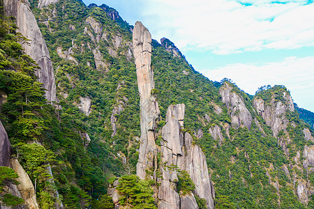 江西赣州江西三清山奇景背景