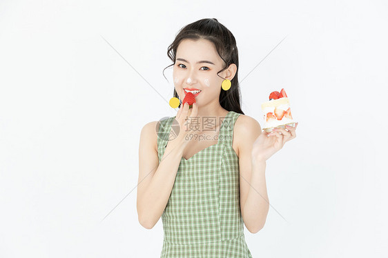 蛋糕女孩图片