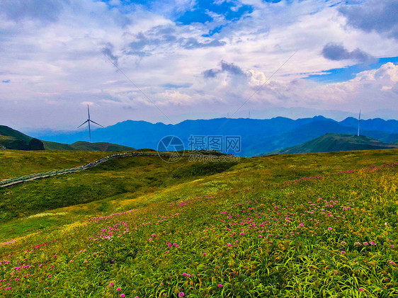 贵州赫章韭菜坪风景区航拍图片