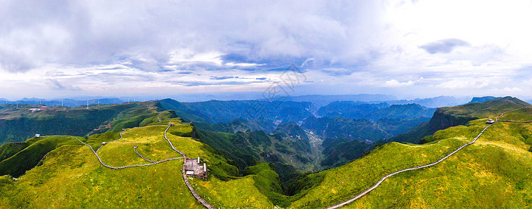 贵州赫章韭菜坪风景区航拍图片