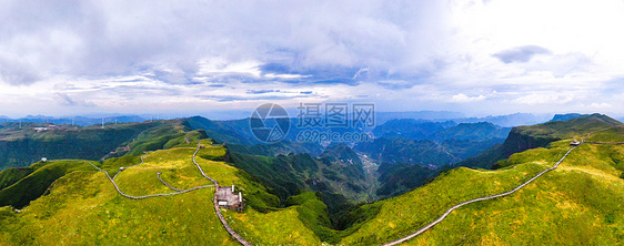 贵州赫章韭菜坪风景区航拍图片