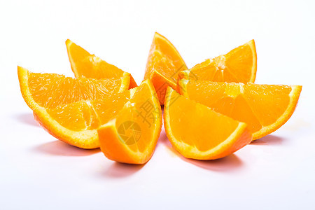 新鲜橙子摆拍背景图片