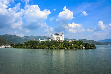 洱海湖心岛图片