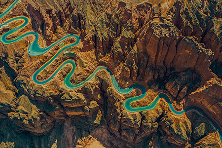 甘肃黄河石林国家地质公园航拍图片
