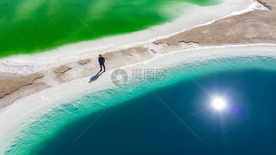 青海海西州翡翠湖图片