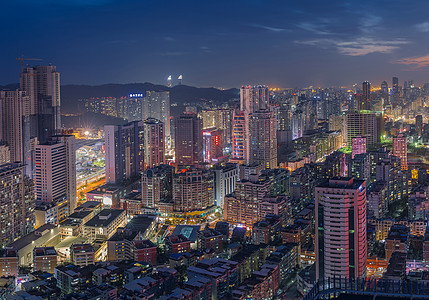 城市现代建筑夜景都市高清图片素材