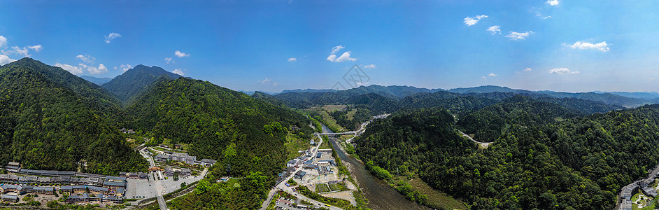 贵州梵净山航拍全景山水高清图片素材