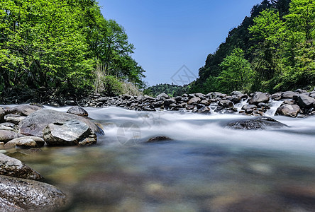 贵州梵净山河流流水高清图片素材