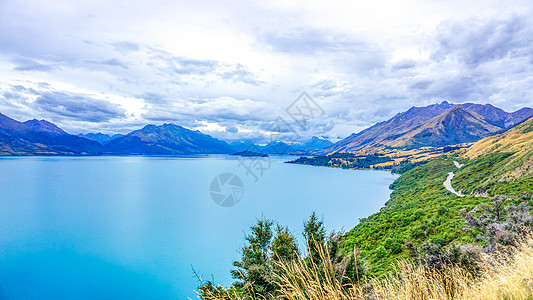 新西兰湖光山色自驾风光图片