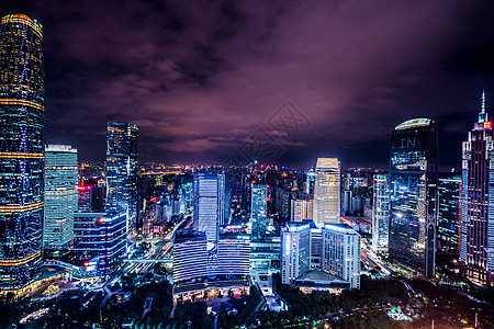 广州城市夜景图图片