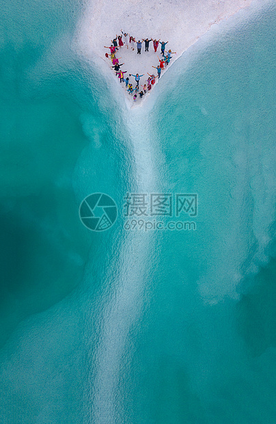 青海海西网红景区翡翠湖图片