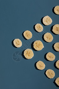 香蕉切片背景图片