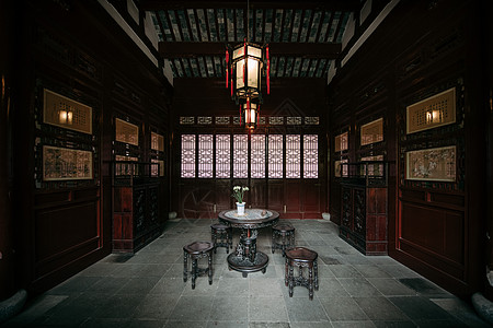 上海大观园古式家具古式建筑图片