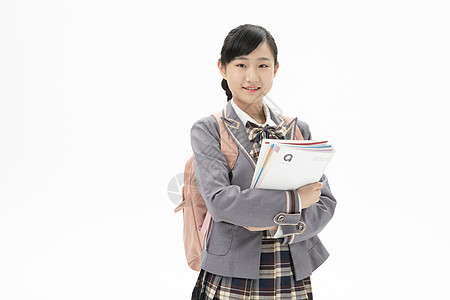 可爱中学生背景