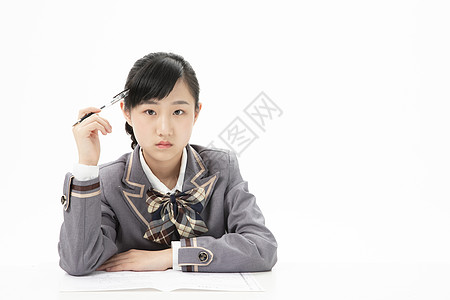 中学生写字背景