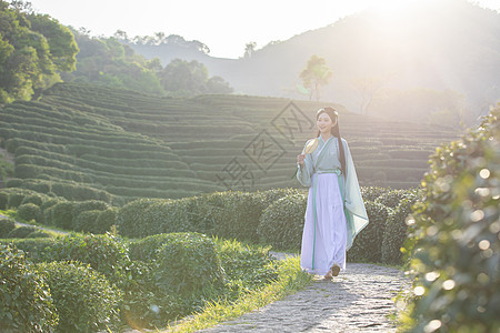 古风美女汉服古装美女背景