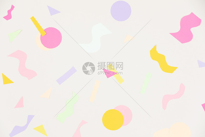 儿童节创意色彩背景图片