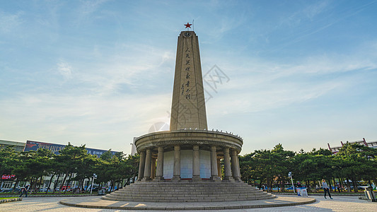 东北抗战民族英雄纪念碑背景