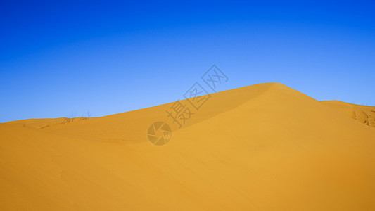 内蒙古库布其沙漠风光背景图片