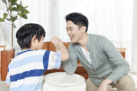 撒旦和耶稣掰手腕背景