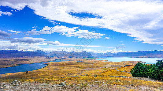 新西兰湖景风光图片