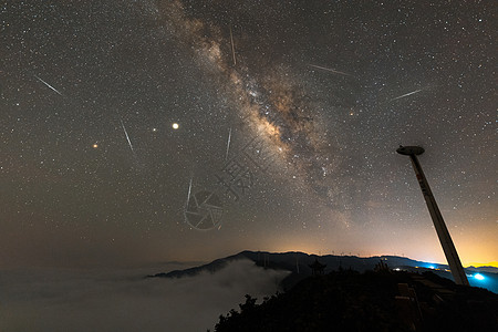 贵州乌蒙山星空背景图片
