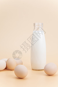 营养早餐鸡蛋牛奶图片