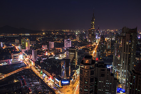 南京夜景南京鼓楼医院高清图片