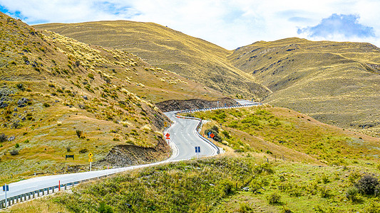 新西兰皇冠山脉道路风光图片