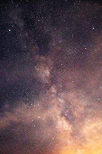 星空月银河摄影图片背景