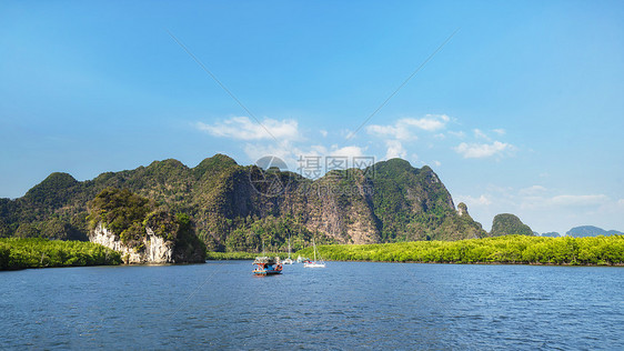 泰国甲米热带岛屿自然风景图片