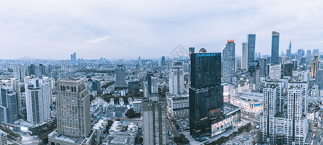 南京城市新街口高清图片