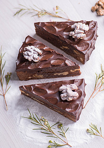 巧克力蛋糕甜品背景图片