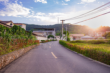 广西北海市流下村背景图片